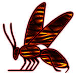 hiero bee | flames [t-shirt]